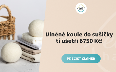 Vlněné koule do sušičky ti ušetří 6750 Kč!
