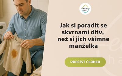 Zvládneš to sám: Jak si poradit se skvrnami dřív, než si jich všimne manželka