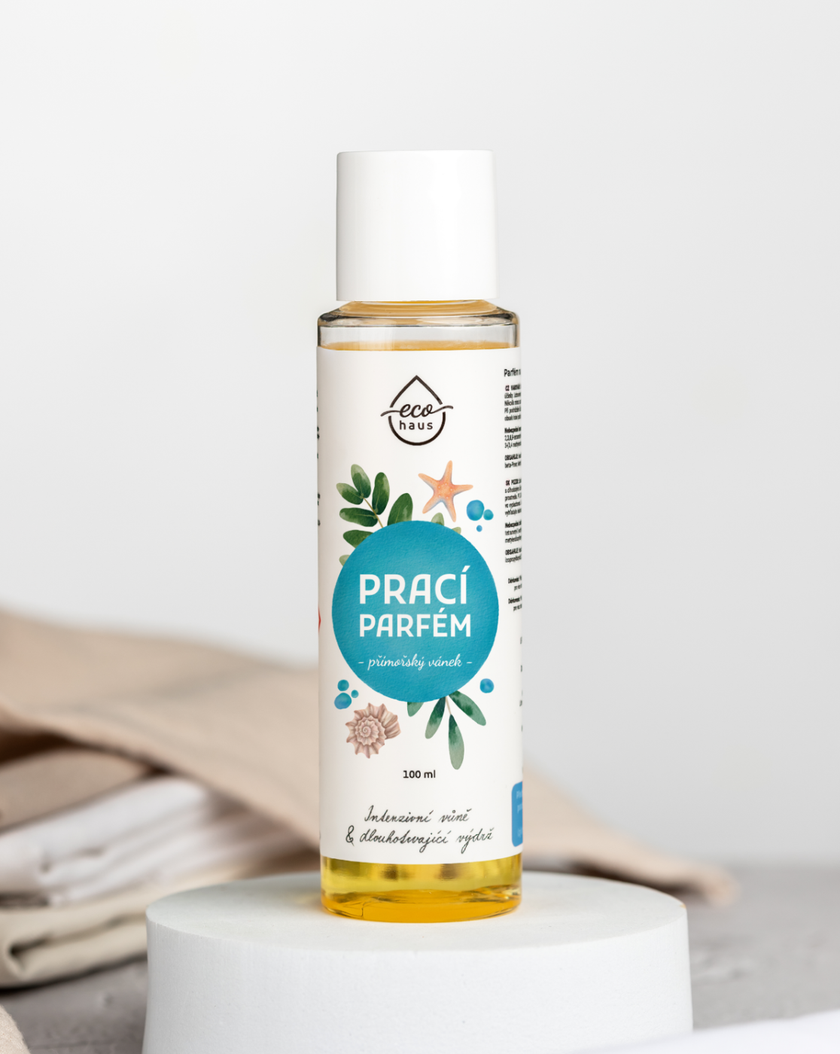 Prací parfum EcoHaus prímorský vánok 100 ml, 100 prania