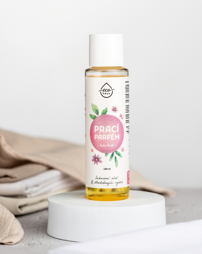 Prací parfém EcoHaus luční kvítí 100 ml, 50 praní