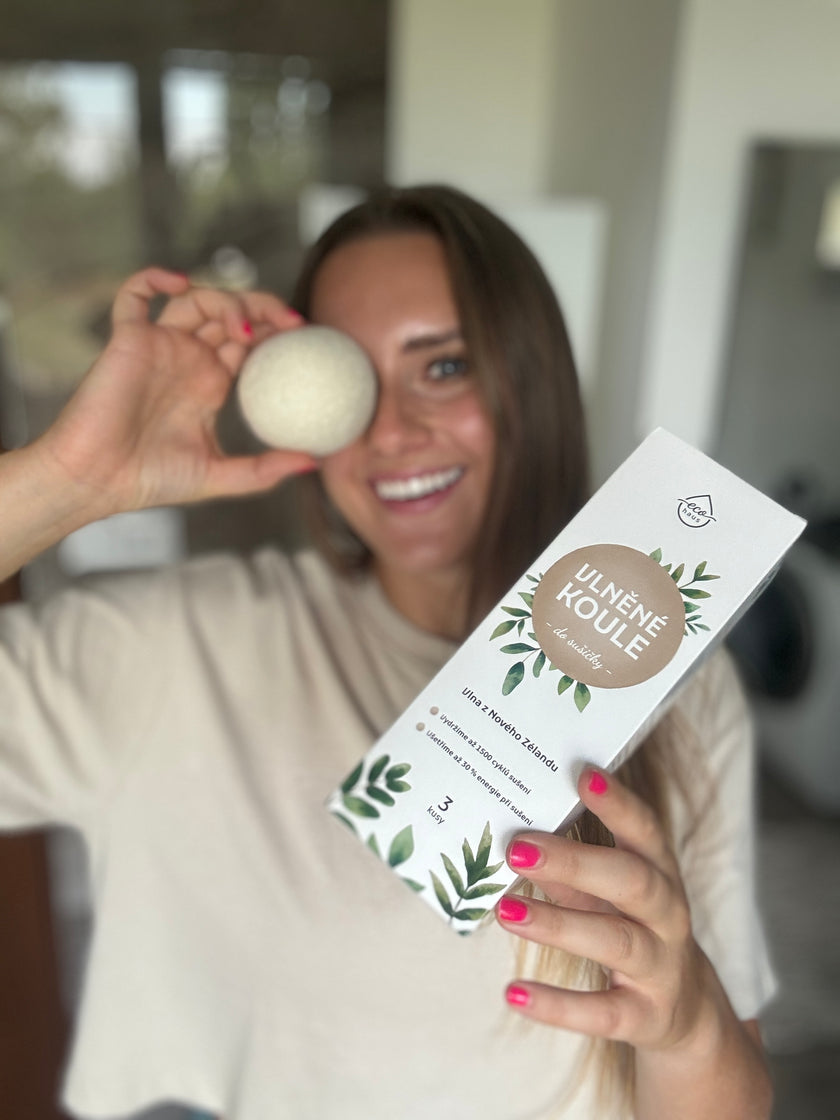 Vlněné koule do sušičky EcoHaus 3 ks