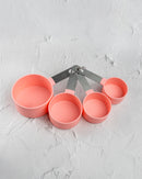 Set of kitchen measuring spoons - Minimalist, precise and practical (Pink)