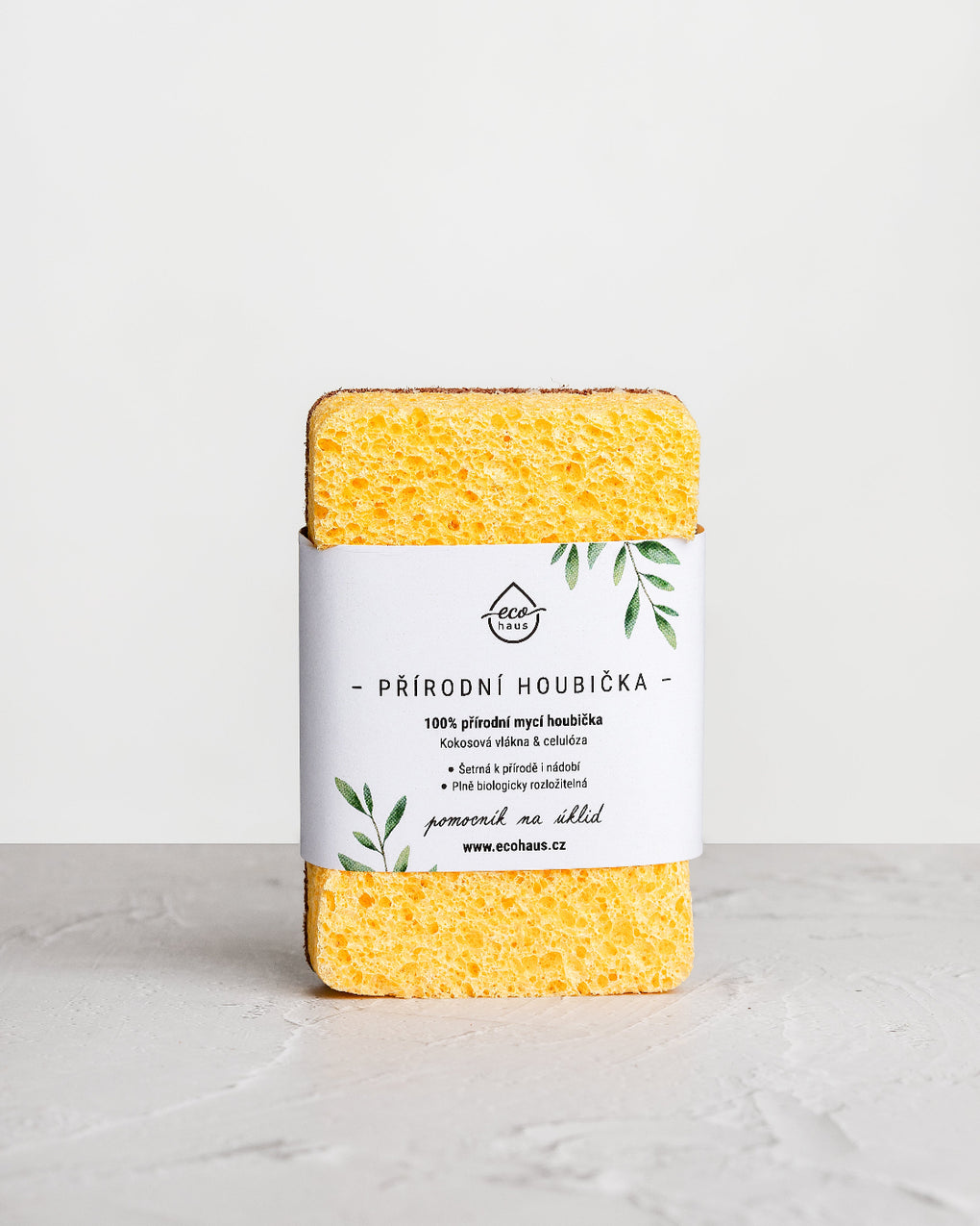 "BIODEGRADOVATEĽNÉ HNEDÉ" hubky 1ks