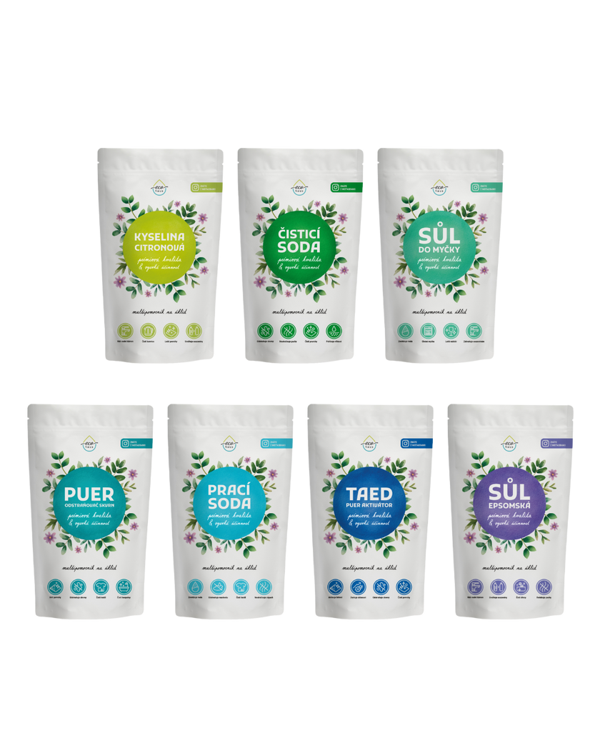 Test package of everything: eco-friendly cleaning, EcoHaus