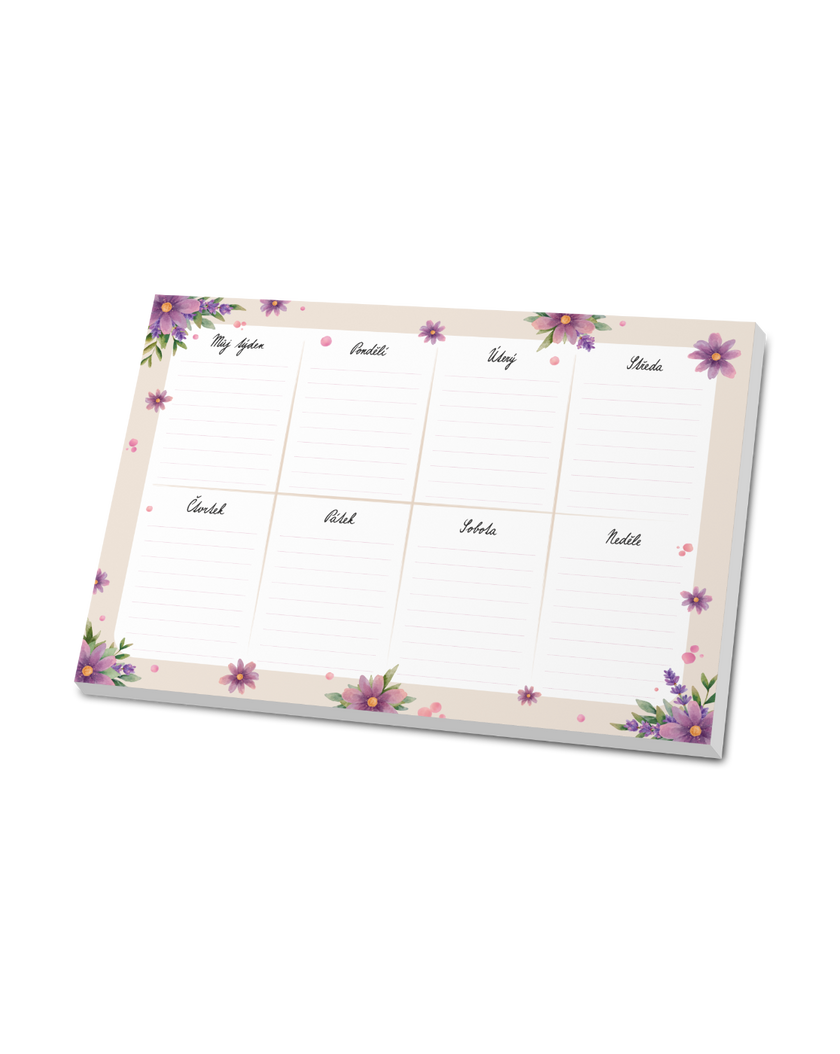 Týdenní plánovač A4