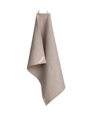 Beige premium kitchen towel made of linen fabric EcoHaus - 60 x 45 cm