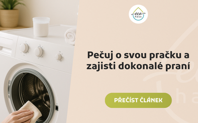 Staraj sa o svoju práčku a zabezpeč dokonalé pranie