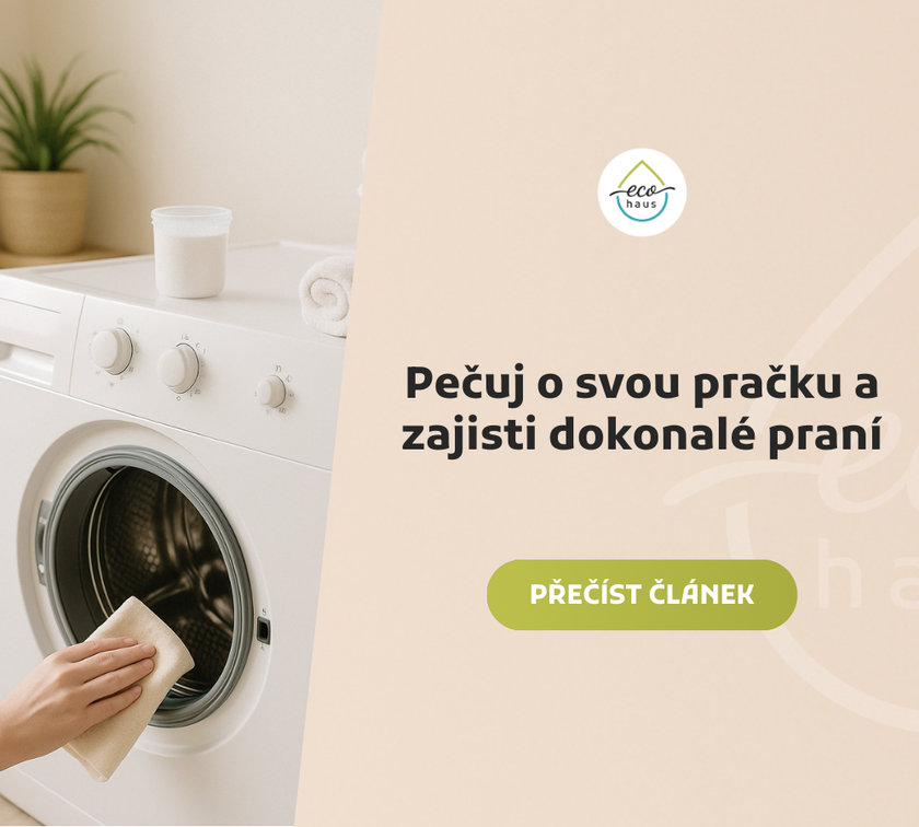 Jak správně pečovat o pračku – údržba pračky pro lepší výkon a delší životnost. Obrázek ukazuje ovládací panel pračky s textem zdůrazňujícím důležitost pravidelné péče.