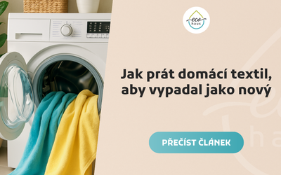 Ako prať domáci textil, aby vyzeral ako nový