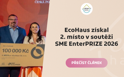 EcoHaus získal 2. místo v soutěži SME EnterPRIZE 2026