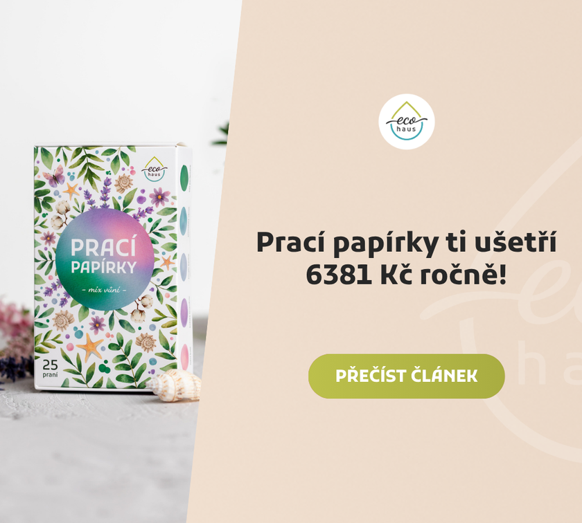 Prací papírky ti ušetří 6381 Kč ročně!