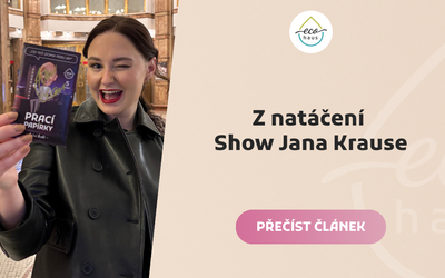 Z natáčení Show Jana Krause: Soutěž o limitovanou edici pracích papírků s jeho podpisem