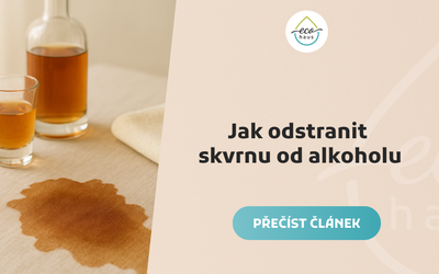 How to remove an alcohol stain (rum, plum brandy, liqueur...): when the toast spills outside the glass