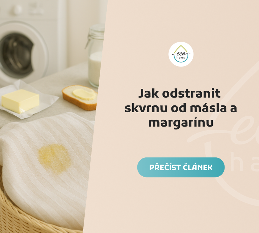 Jak odstranit skvrnu od másla a margarínu