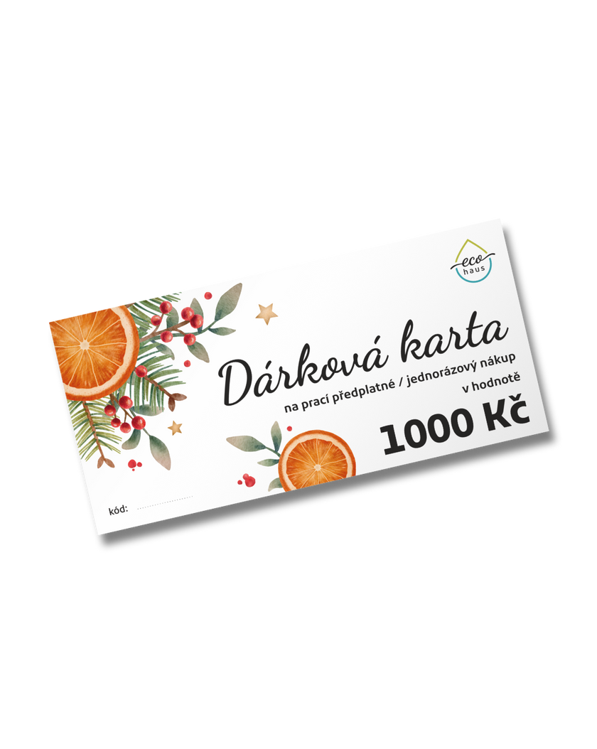 Elektronická darčeková karta EcoHaus