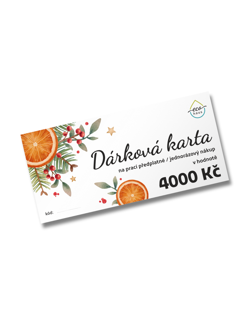 Elektronická darčeková karta EcoHaus