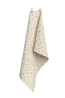 Beige premium kitchen towel made of crumpled cotton EcoHaus - 60 x 45cm