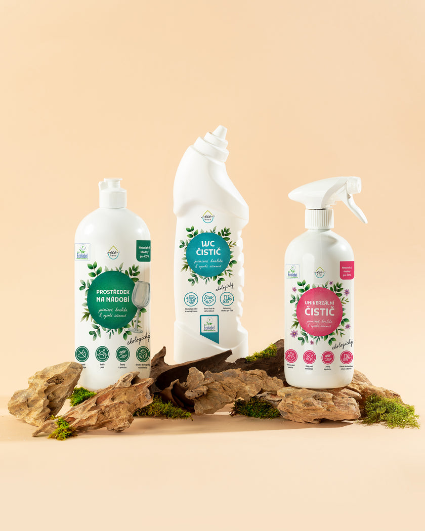 Ekologický uklízecí balíček EcoHaus s certifikací EU Ecolabel