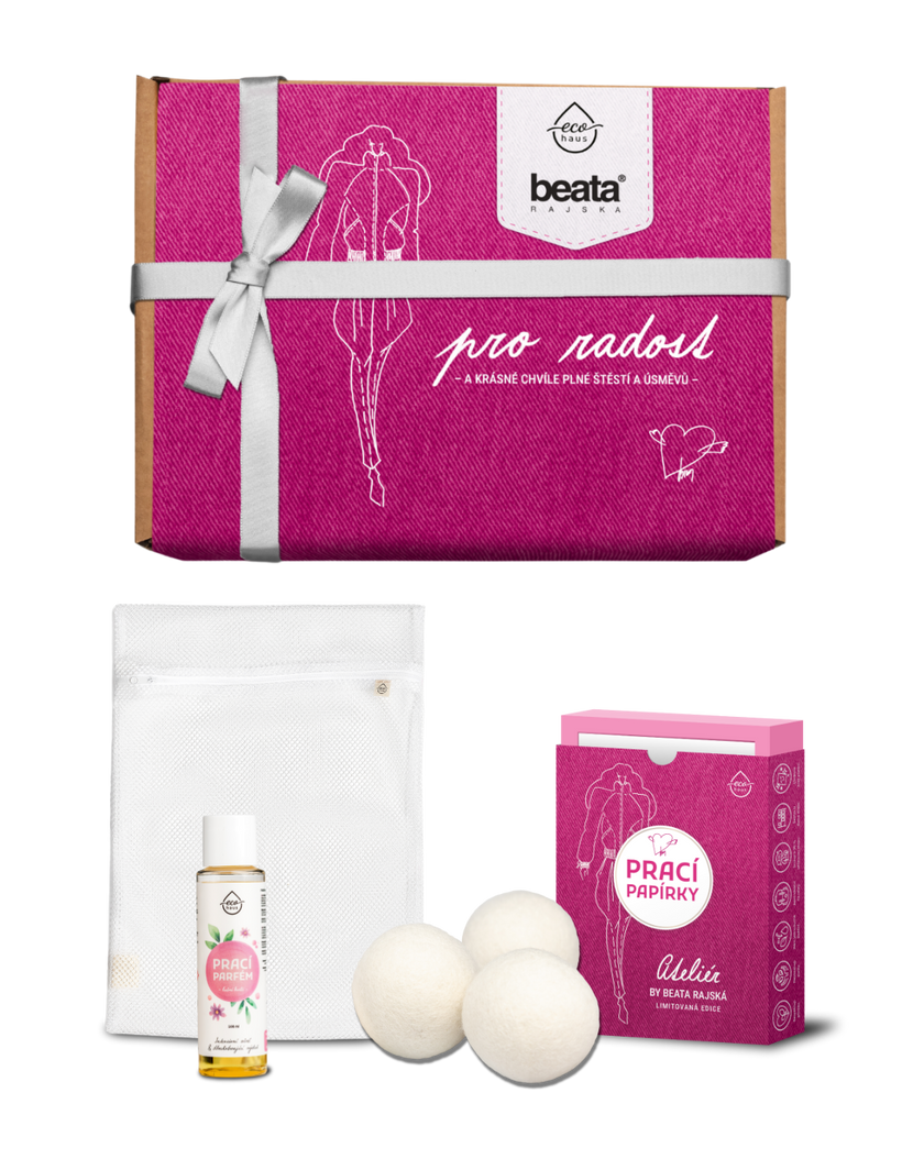 Limitovaná edice EcoHaus x Beata Rajská: Dárkový set - Fuchsiová barva