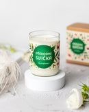 Soy candle upcycled 310 ml, unscented