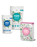 Super trio EcoHaus: PUER + TAED + Prací papírky 60 praní luční kvítí