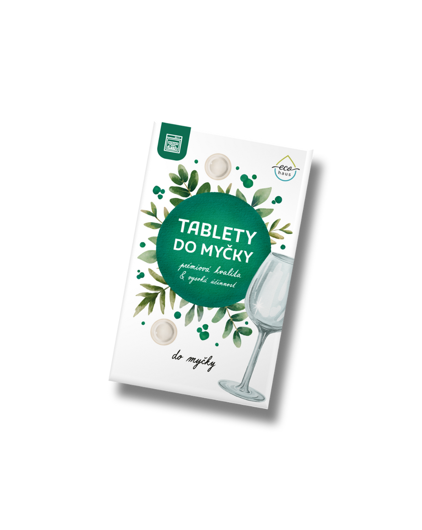 Tablety do umývačky riadu EcoHaus, 40 ks