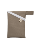 Beige waterproof travel case for EcoHaus laundry sheets