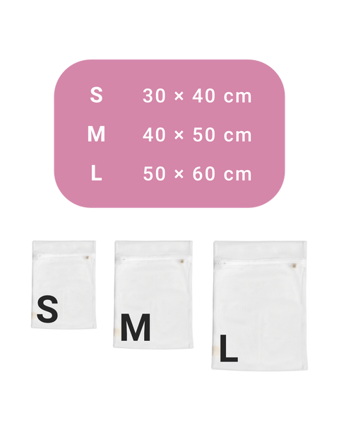 EcoHaus laundry bag white, 40 x 50 cm (M)